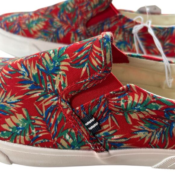 NEW Nautica SLIP ON Loafers Shoes Sneakers CANDLER Red Palm - Men's Size 10 - Picture 5 of 8